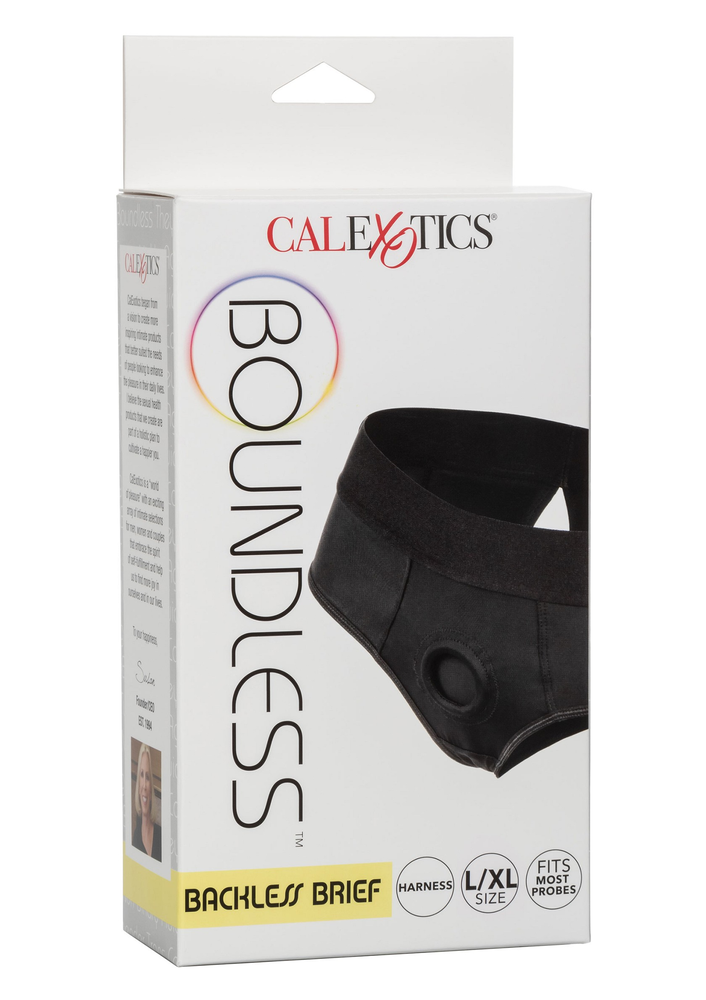 CalExotics Boundless Backless Brief L/XL BLACK S/M - 2
