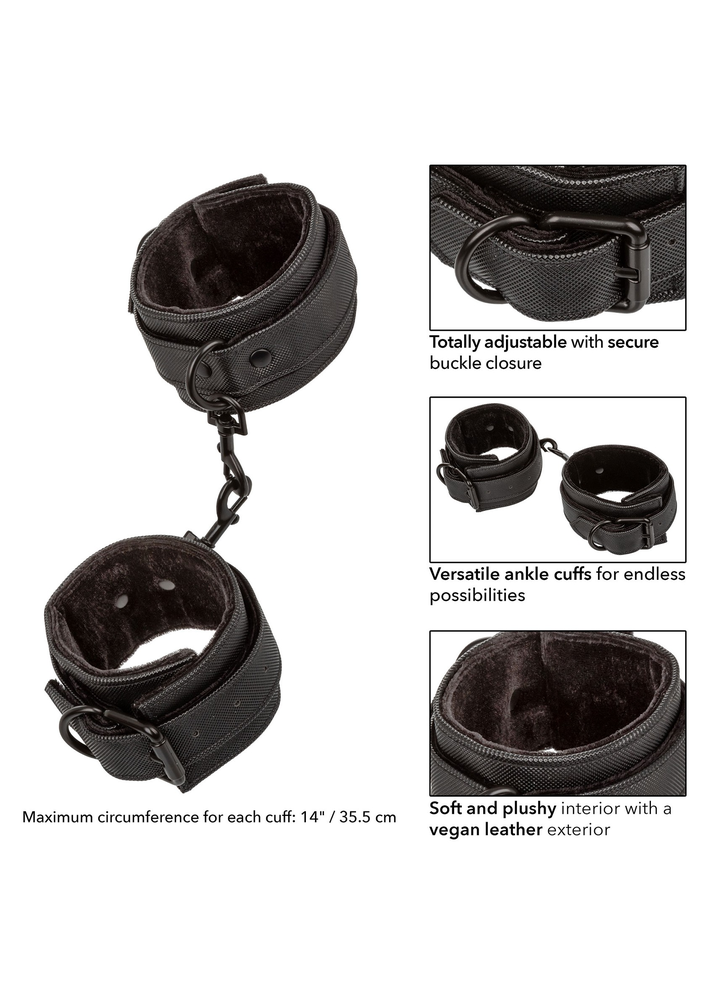 CalExotics Boundless Ankle Cuffs BLACK - 4