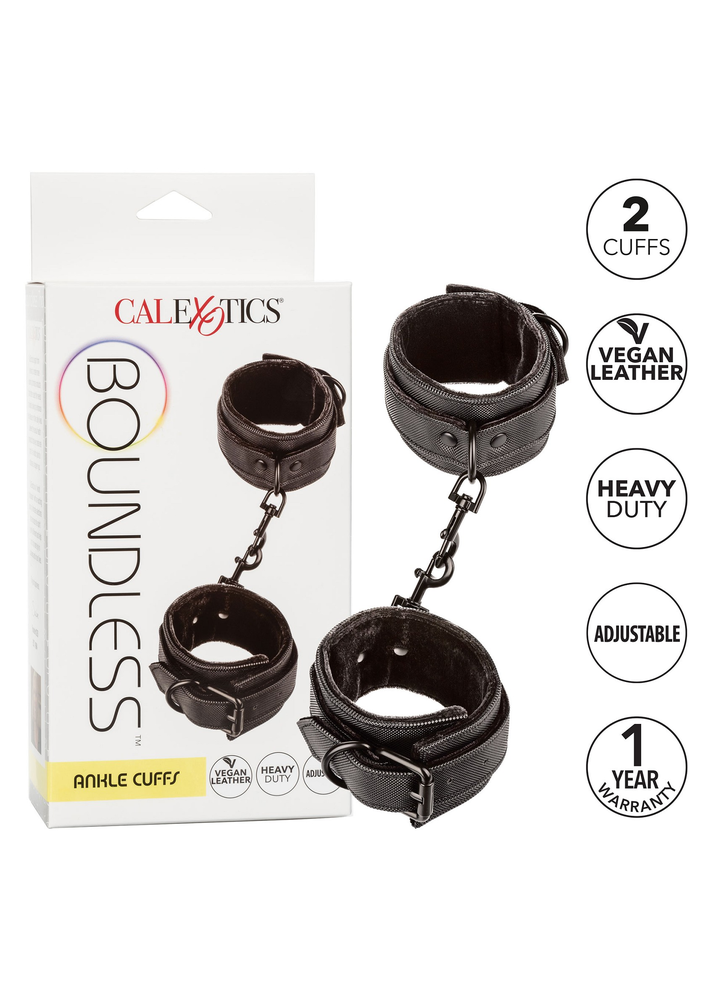 CalExotics Boundless Ankle Cuffs BLACK - 1