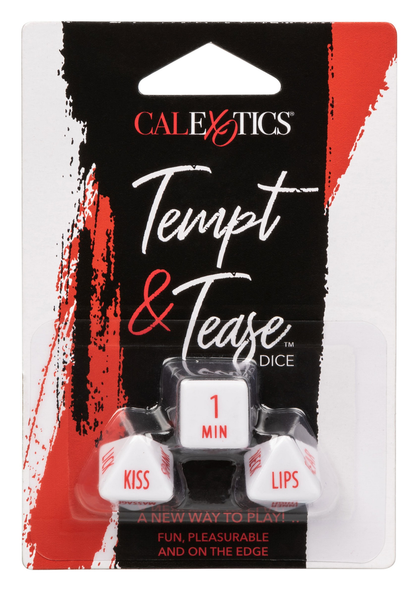 CalExotics Tempt & Tease Dice WHITE - 4