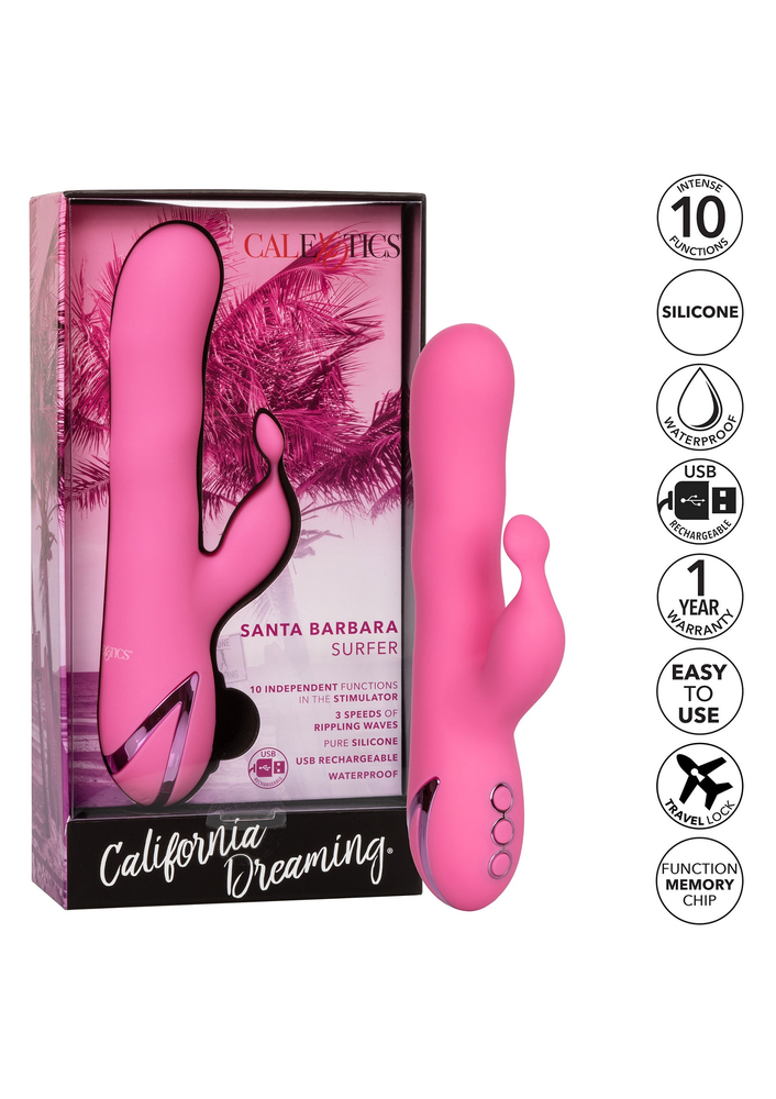 CalExotics California Dreaming Santa Barbara Surfer PINK - 4