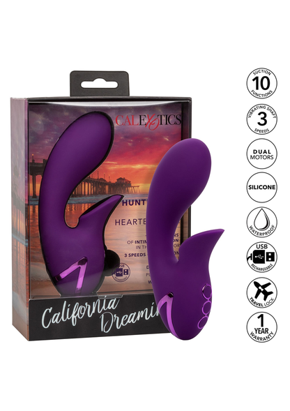 CalExotics California Dreaming Huntington Beach Heartbreaker PURPLE - 9