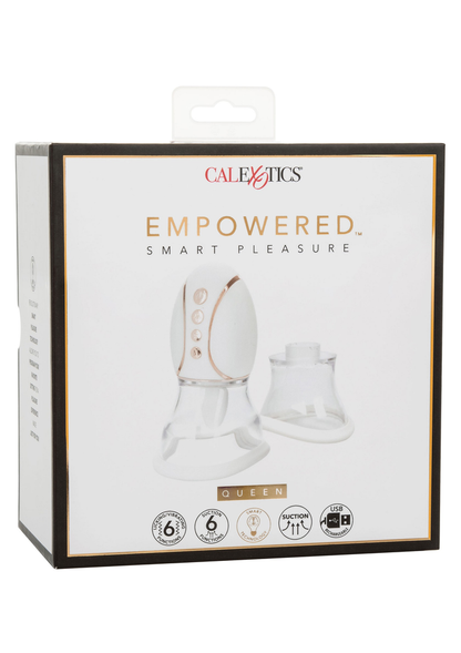 CalExotics Empowered Smart Pleasure Queen WHITE - 10