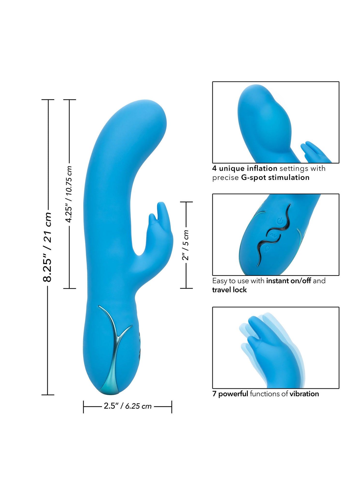 G Inflatable G-Bunny BLUE - 6