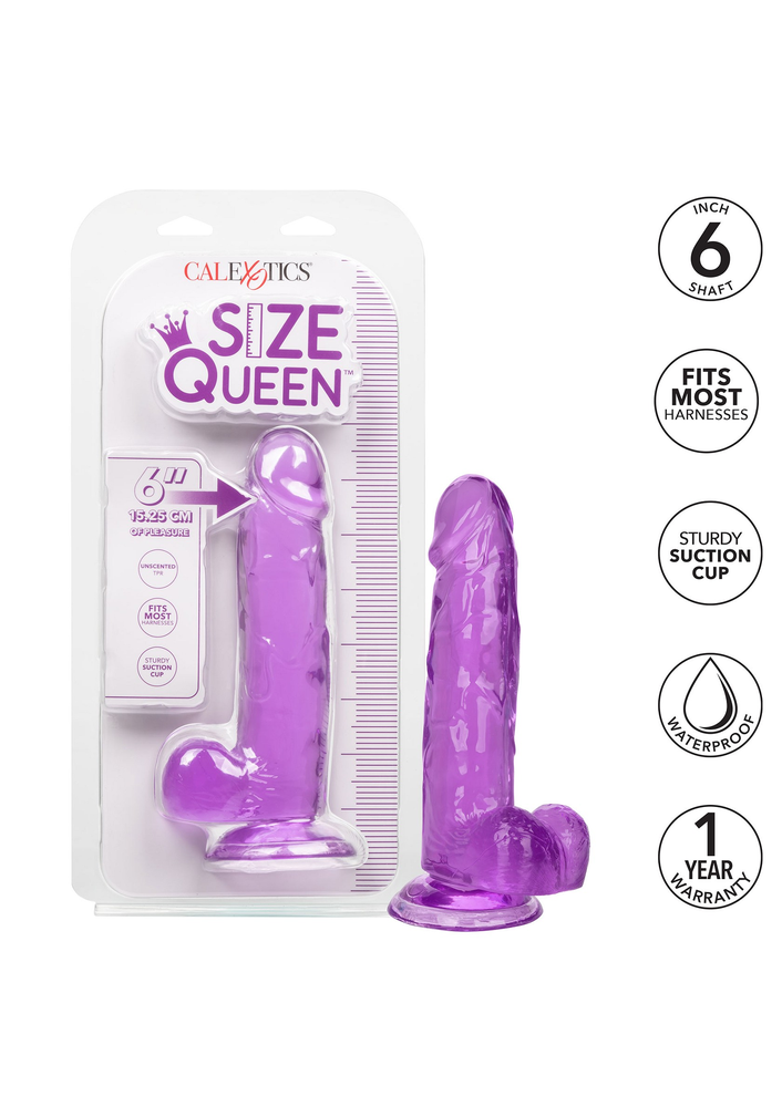 CalExotics Size Queen 6'/15.25 cm PURPLE - 7