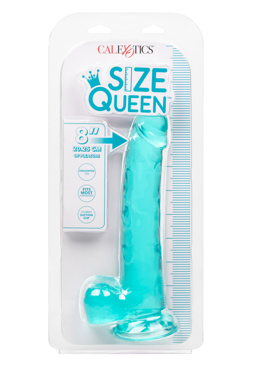 CalExotics Size Queen 8'/20.25 cm - Blauw