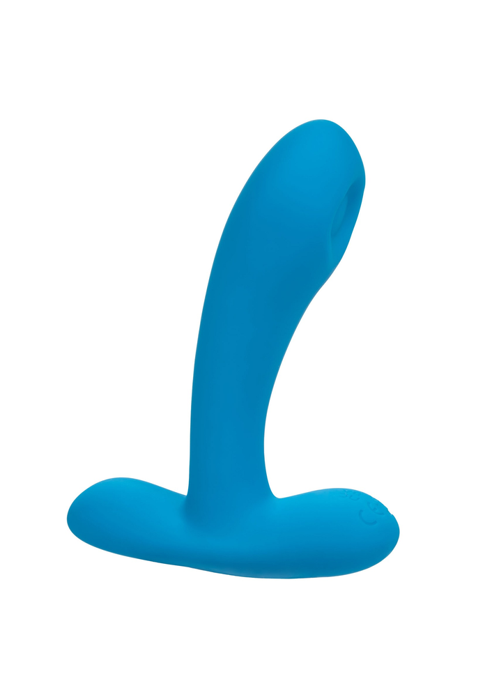 CalExotics Silicone Remote Pulsing Pleaser BLUE - 12