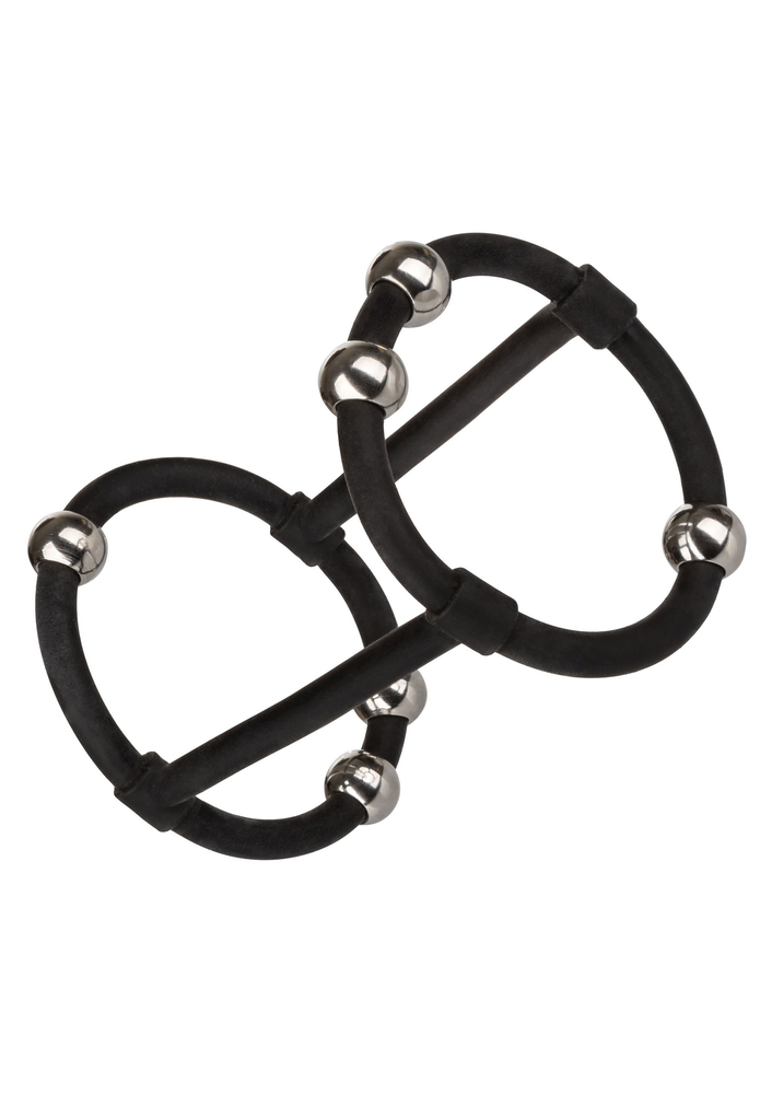 Beaded Silicone Enhancer Cage BLACK - 0