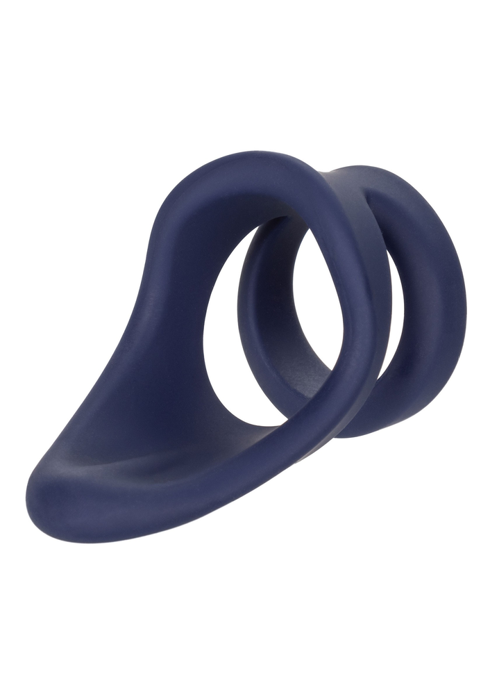 CalExotics Viceroy Perineum Dual Ring BLUE - 10