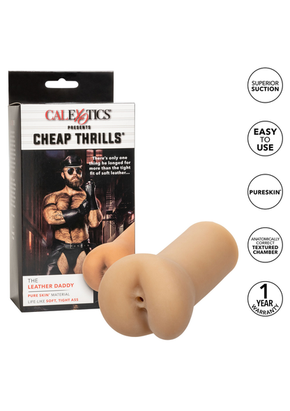 CalExotics Cheap Thrills The Leather Daddy CARAMEL - 3