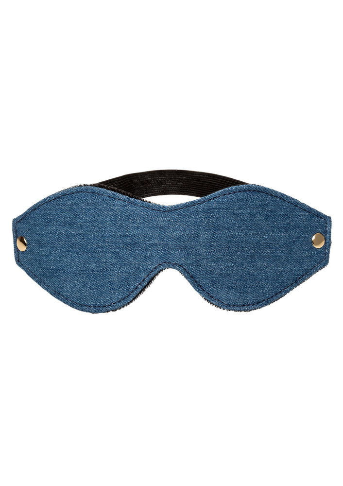 CalExotics Ride 'em Premium Denim Collection Eye Mask BLUE - 317