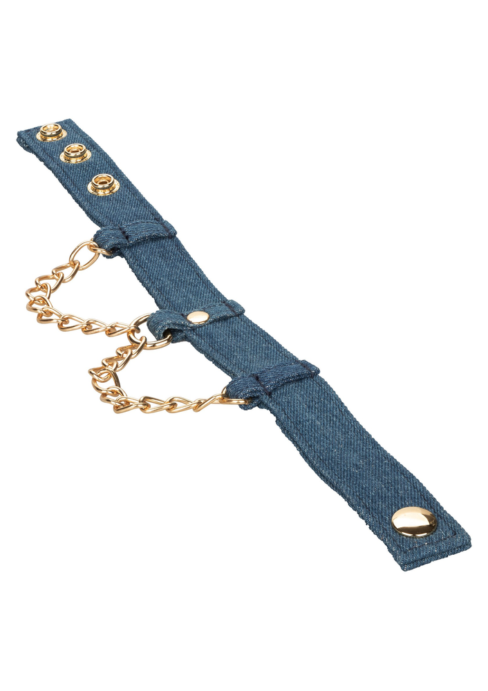 CalExotics Ride 'em Premium Denim Collection Ankle Cuffs BLUE - 348