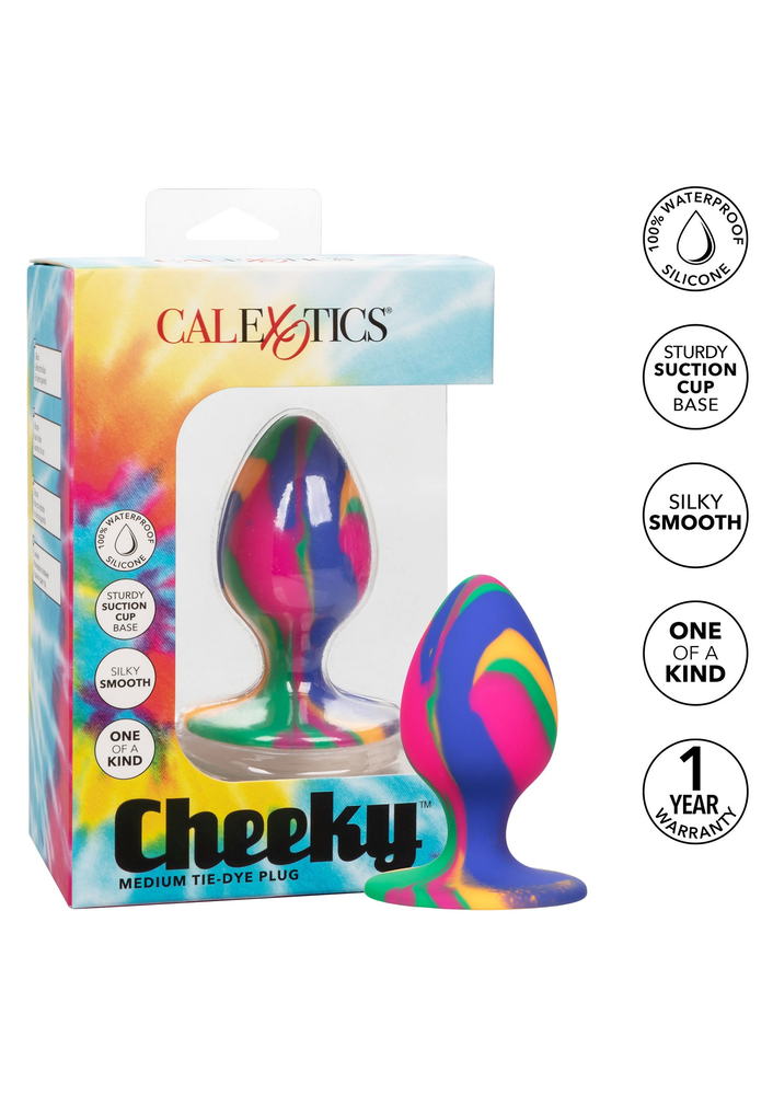 CalExotics Cheeky Medium Tie-Dye Plug MULTICOLOR - 3