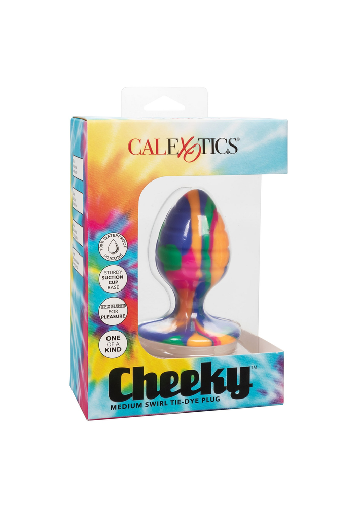 CalExotics Cheeky Medium Swirl Tie-Dye Plug MULTICOLOR - 6