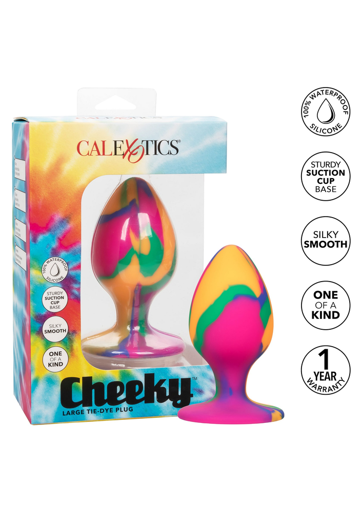 CalExotics Cheeky Large Tie-Dye Plug MULTICOLOR - 0