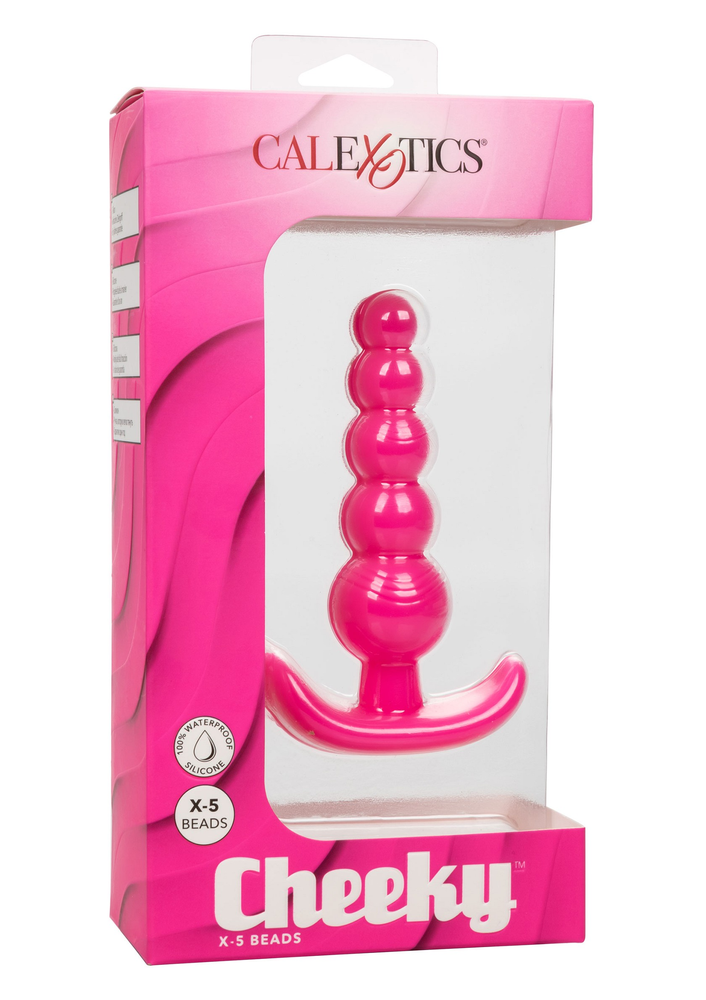 CalExotics Cheeky X-5 Beads PINK - 7