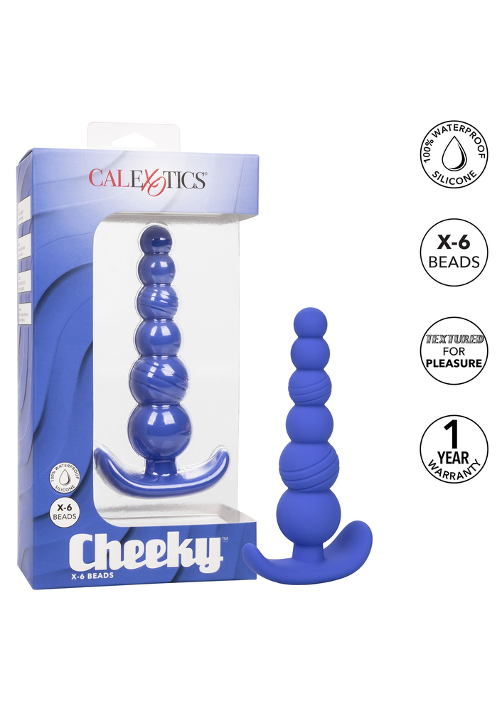 CalExotics Cheeky X-6 Beads PURPLE - 8