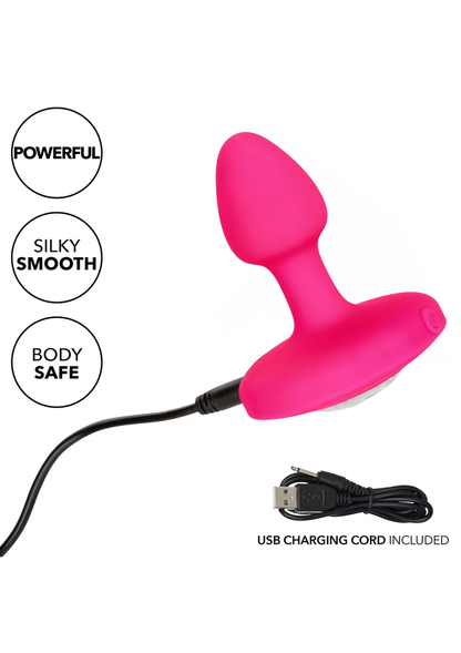 CalExotics Cheeky Gems Small Rechargeable Vibrating Probe PINK - 8