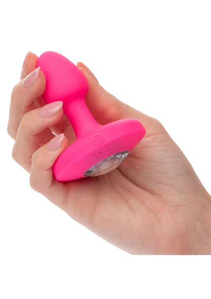 CalExotics Cheeky Gems Small Rechargeable Vibrating Probe PINK - 7