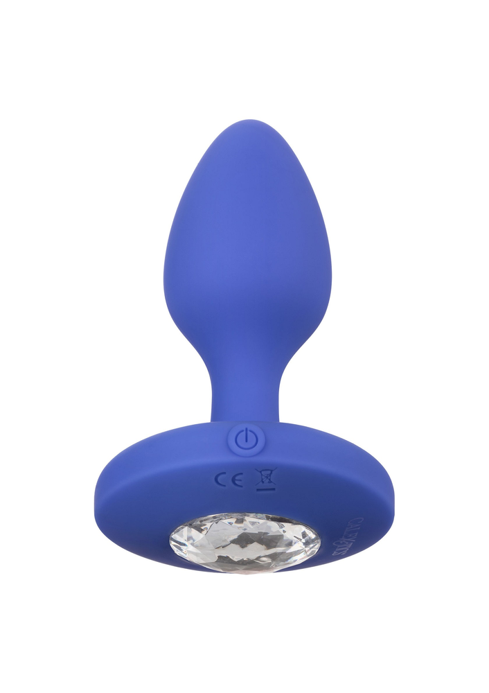 CalExotics Cheeky Gems Medium Rechargeable Vibrating Probe BLUE - 2