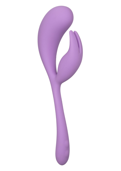 CalExotics Elle Liquid Silicone Dual Flicker PURPLE - 0