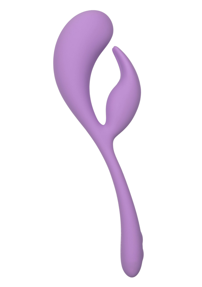 CalExotics Elle Liquid Silicone Dual Flicker PURPLE - 7