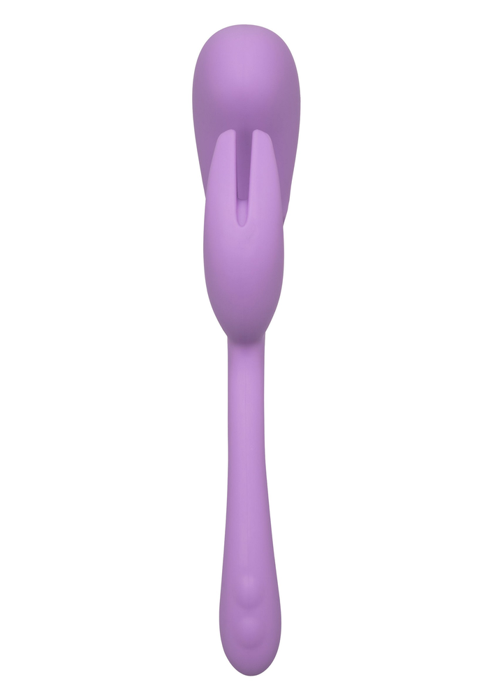 CalExotics Elle Liquid Silicone Dual Flicker PURPLE - 1