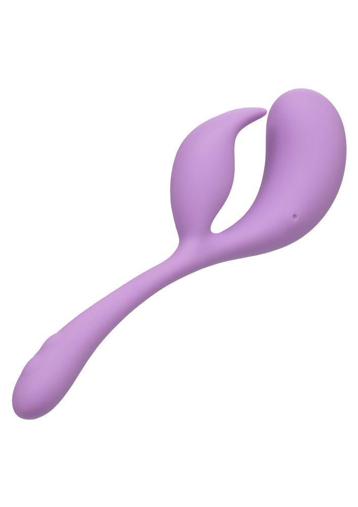 CalExotics Elle Liquid Silicone Dual Flicker PURPLE - 11