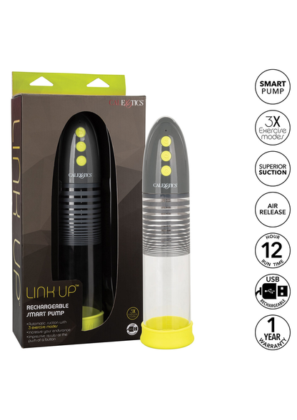 CalExotics Link Up Rechargeable Smart Pump BLACK - 12