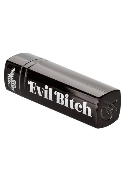 CalExotics Naughty Bits Evil Bitch Lipstick Vibrator BLACK - 10