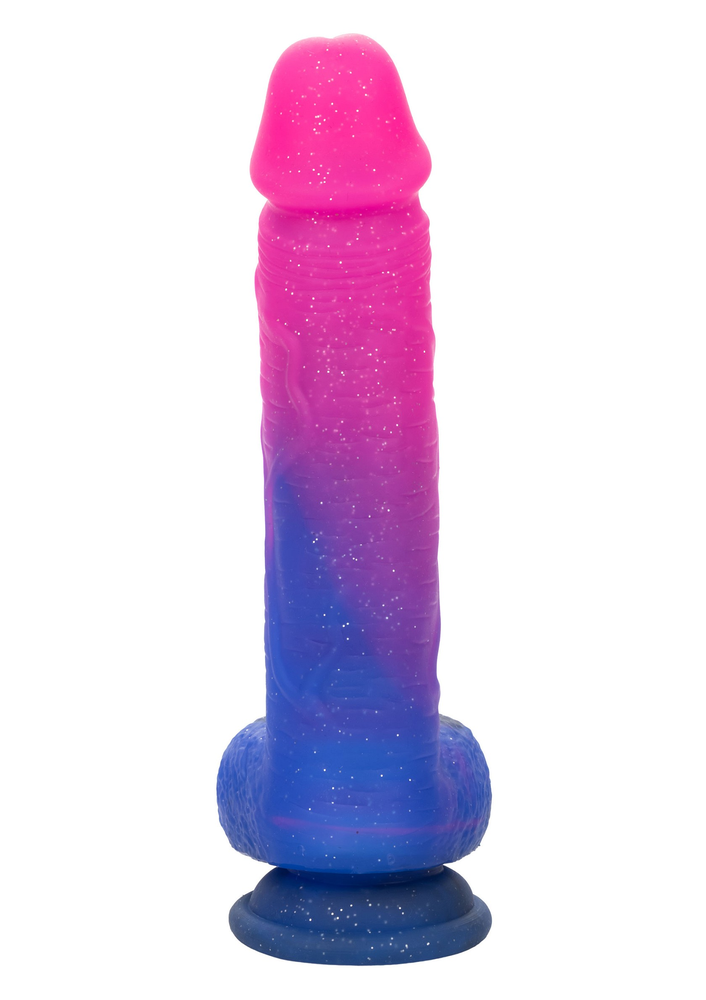 CalExotics Naughty Bits Ombré Hombre XL Vibrating Dildo PINK - 6