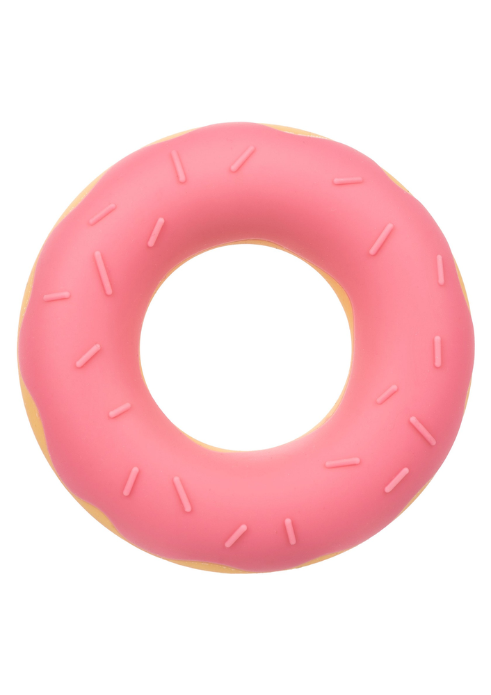 CalExotics Naughty Bits Dickin’ Donuts Silicone Donut Cock Ring PINK - 403