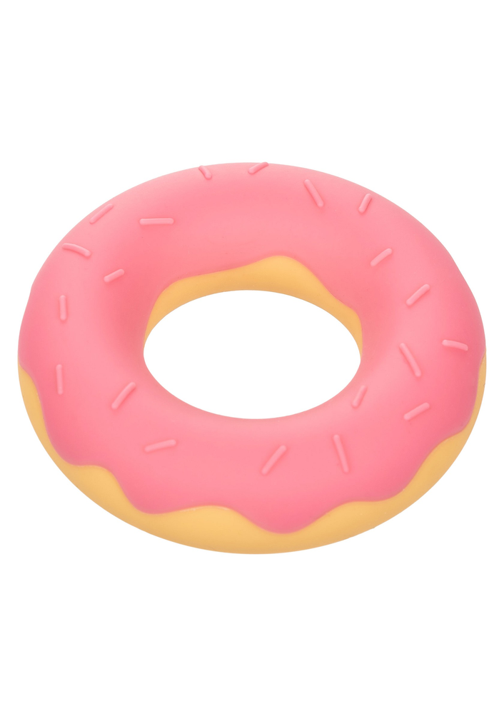 CalExotics Naughty Bits Dickin’ Donuts Silicone Donut Cock Ring PINK - 395