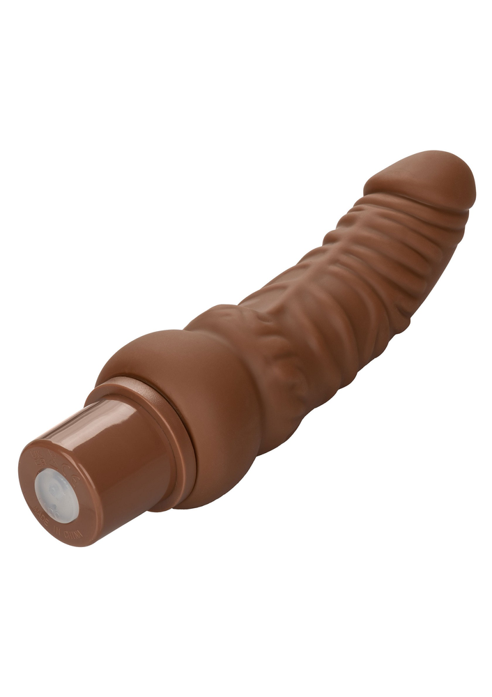 CalExotics Rechargeable Power Stud Curvy BROWN - 1