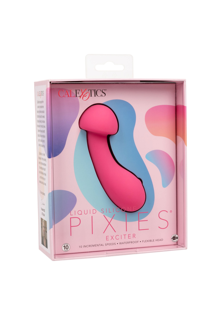 CalExotics Liquid Silicone Pixies Exciter PINK - 4