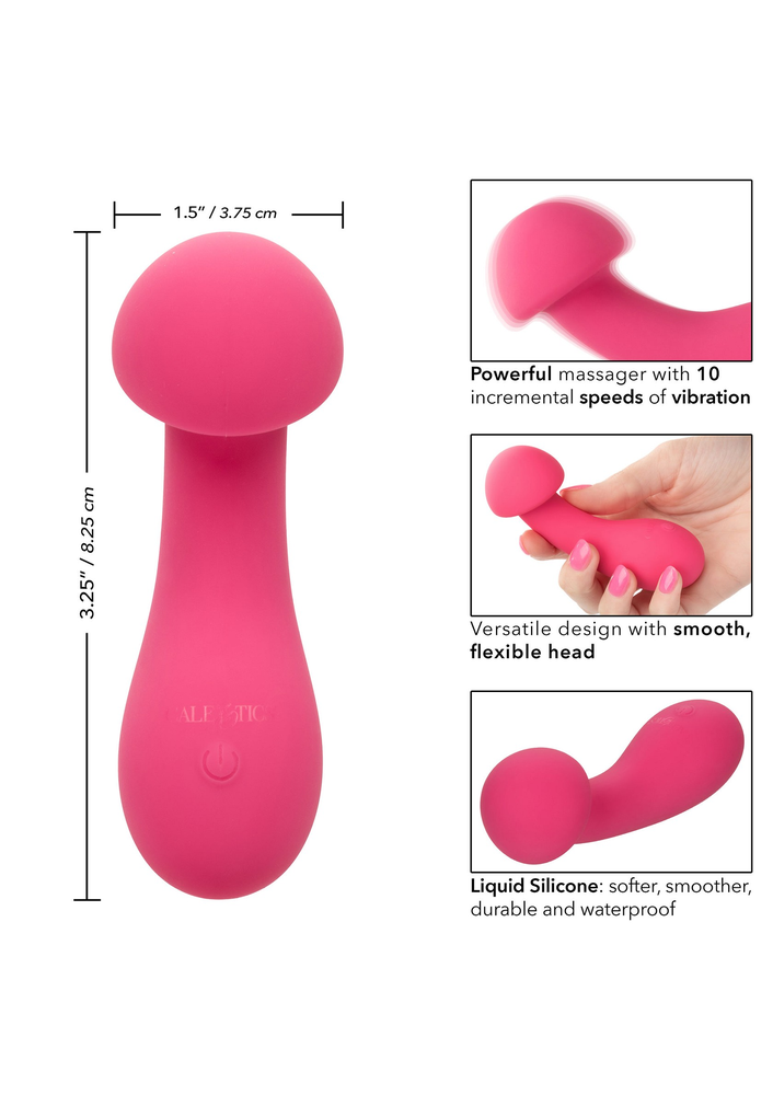 CalExotics Liquid Silicone Pixies Exciter PINK - 10