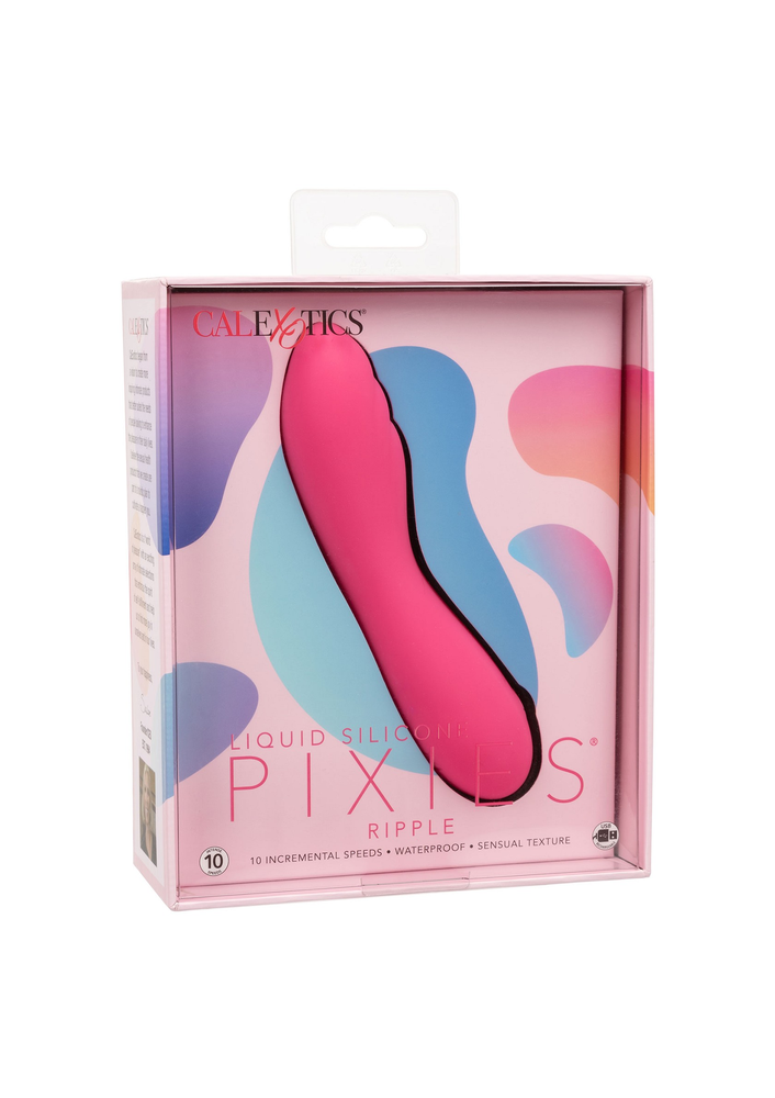 CalExotics Liquid Silicone Pixies Ripple PINK - 4