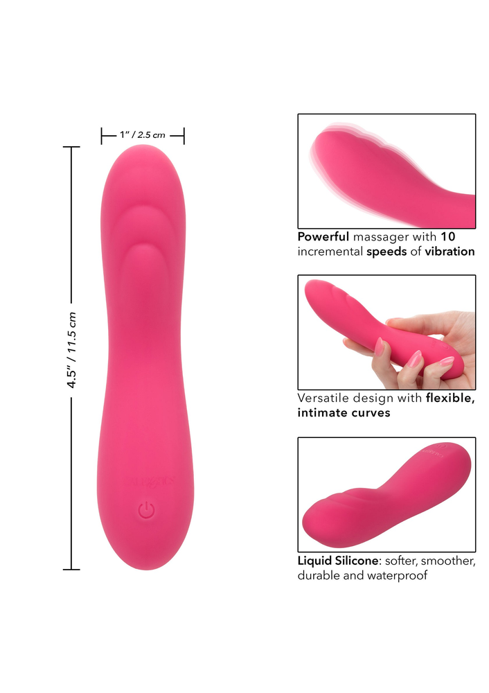 CalExotics Liquid Silicone Pixies Ripple PINK - 9