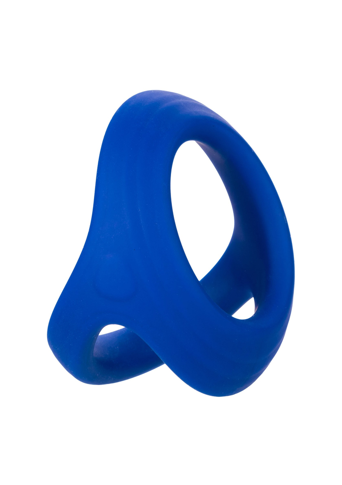 CalExotics Admiral Cock & Ball Dual Ring BLUE - 2