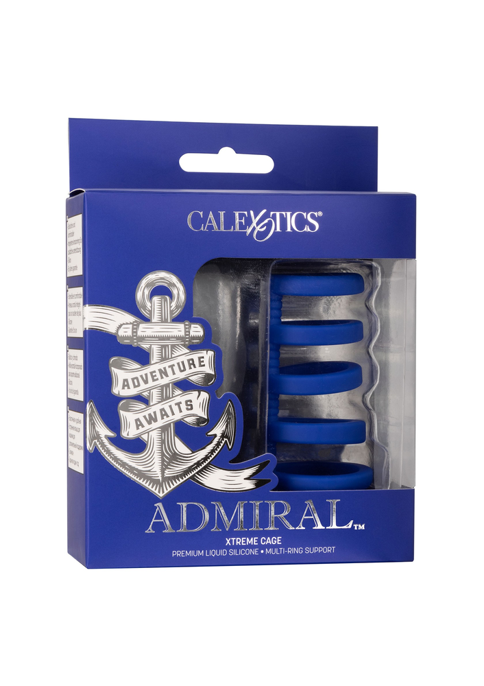 CalExotics Admiral Xtreme Cock Cage BLUE - 12