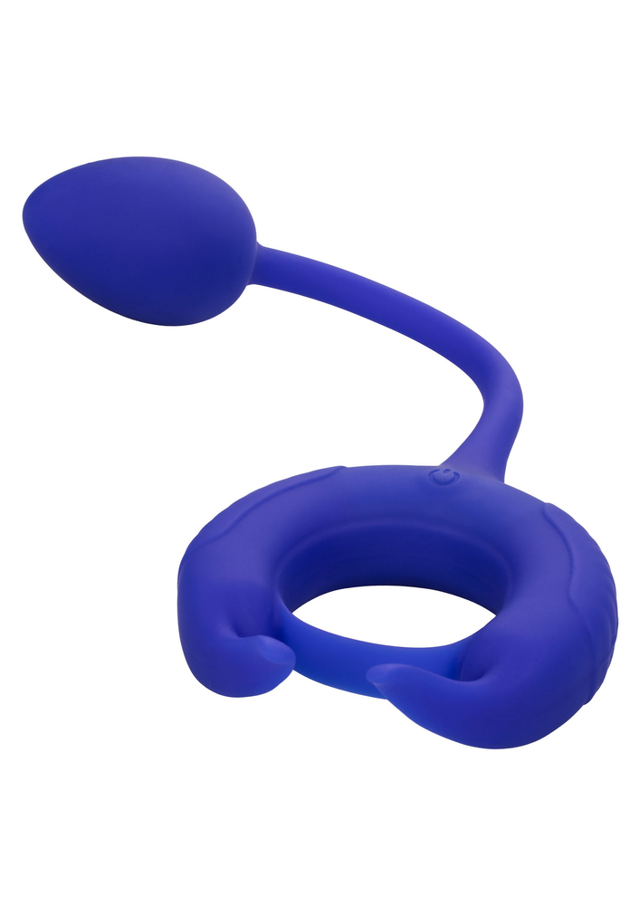 CalExotics Admiral Plug and Play Weighted Cock Ring BLUE - 12