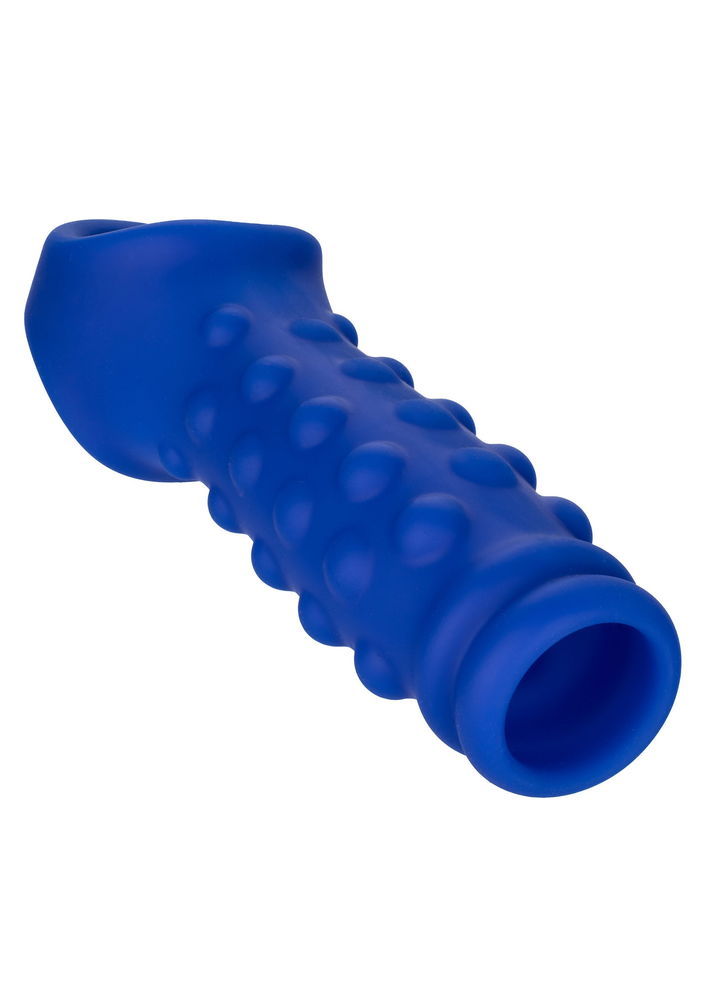 CalExotics Admiral Liquid Silicone Beaded Extension BLUE - 10