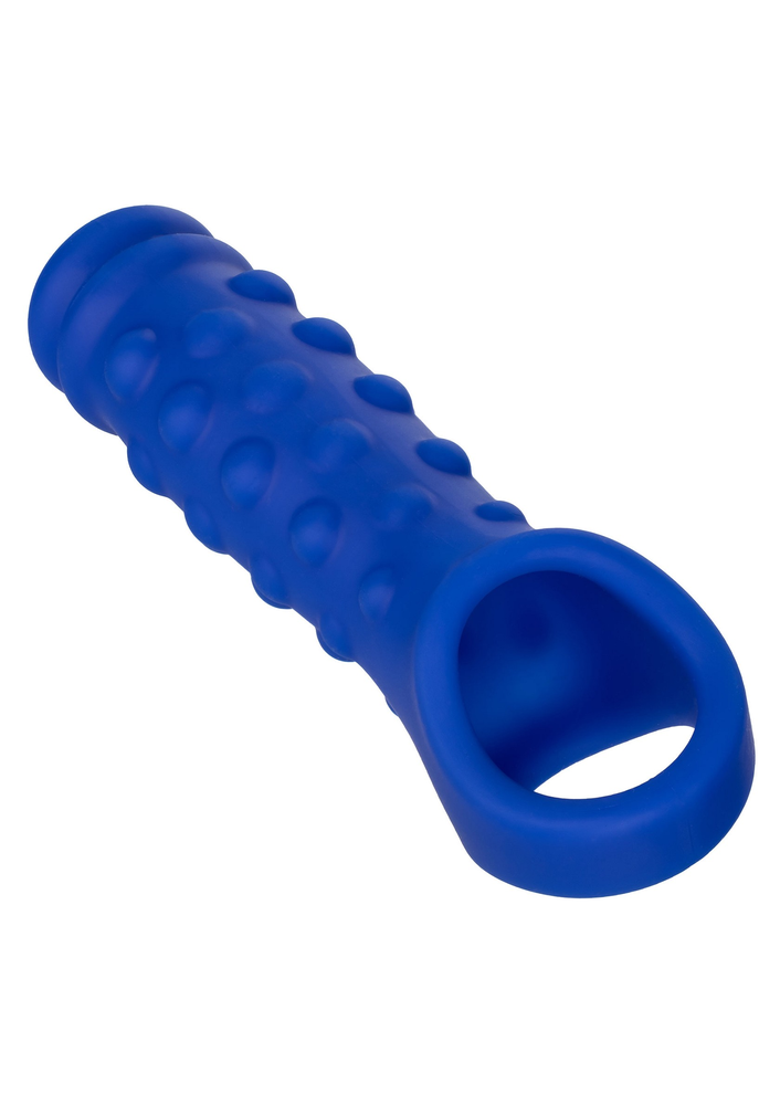 CalExotics Admiral Liquid Silicone Beaded Extension BLUE - 8