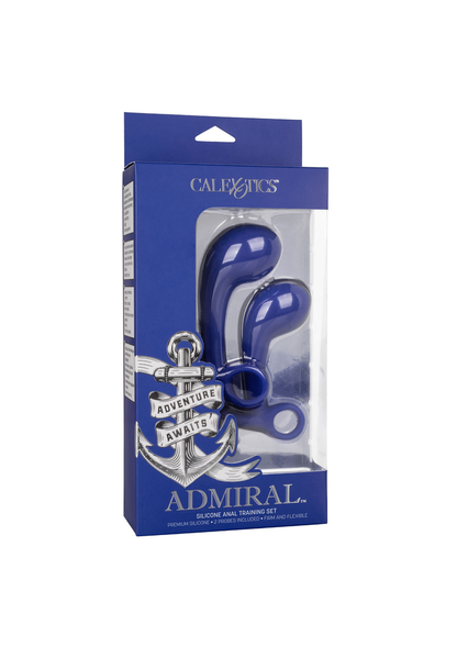 CalExotics Admiral Silicone Anal Training Set BLUE - 14