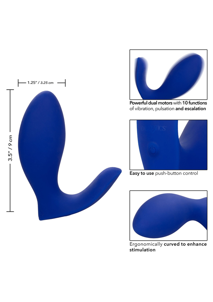 CalExotics Admiral Prostate Rimming Probe BLUE - 8
