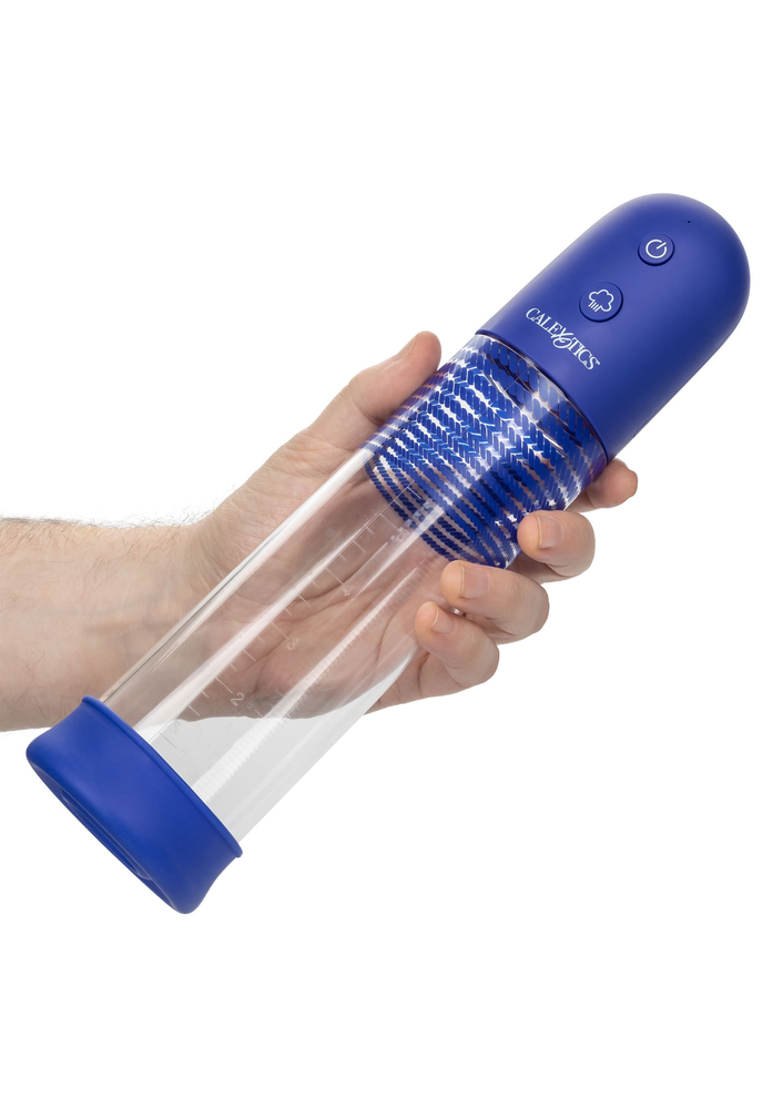 CalExotics Admiral Rechargeable Rock Hard Pump Kit BLUE - 0