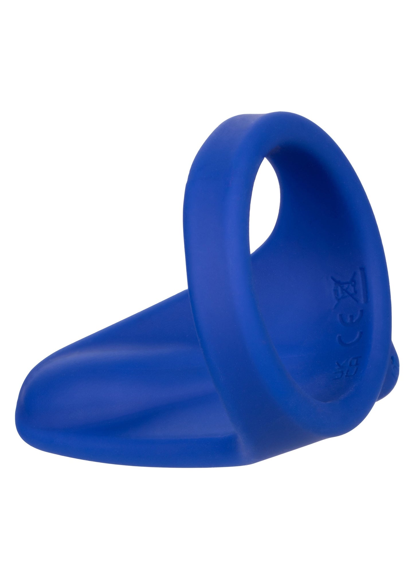 CalExotics Admiral Liquid Silicone Vibrating Perineum Massager & Ring BLUE - 4