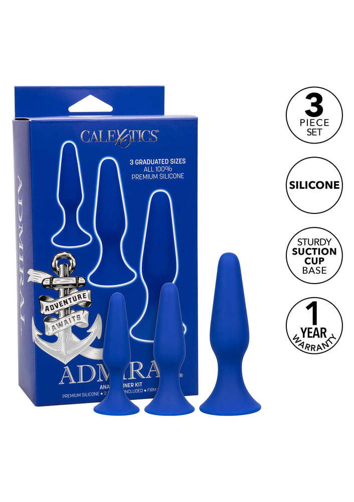 CalExotics Admiral Anal Trainer Kit BLUE - 4