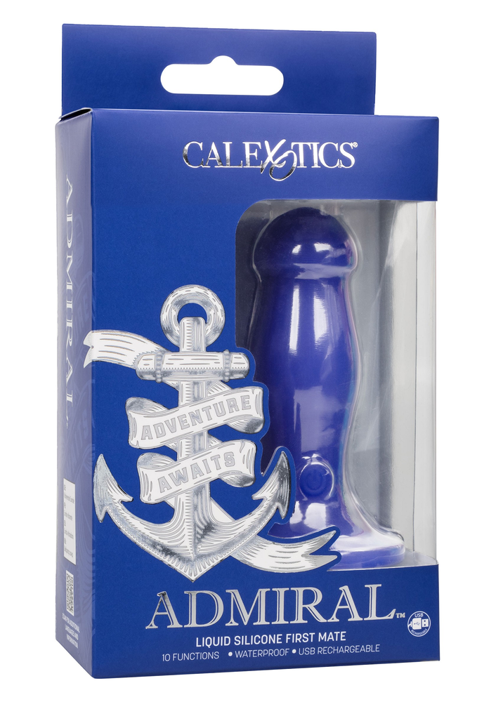 CalExotics Admiral Liquid Silicone First Mate BLUE - 9