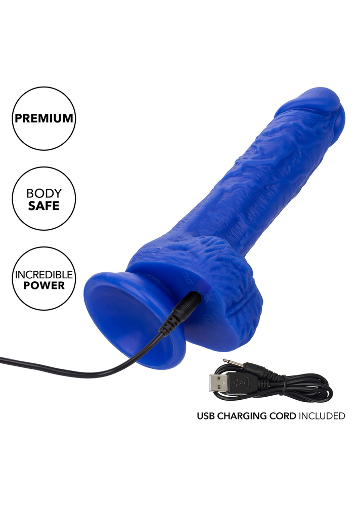 CalExotics Admiral 7” Vibrating Sailor BLUE - 408